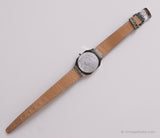 Cuarzo exquisito de Pallas vintage reloj | Fecha de tono plateado reloj para ella
