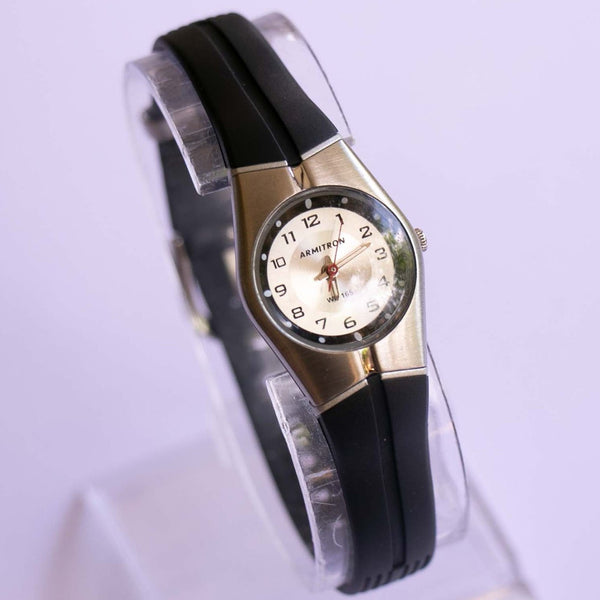 Armitron Cuarzo reloj | Reloj de pulsera de damas resistentes a agua de tono plateado