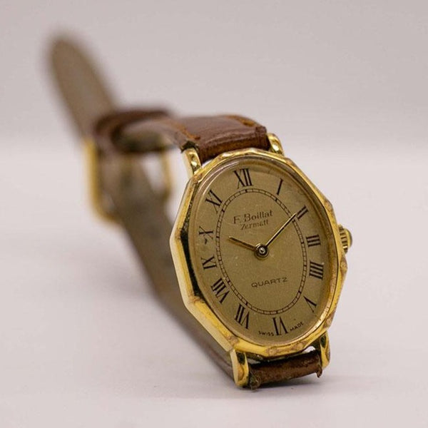 F. Boillat Zermatt Swiss hizo cuarzo reloj | Raro vintage suizo reloj