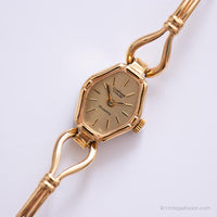 Exquisito de Pallas vintage reloj para damas | Cuarzo de tono de oro elegante reloj