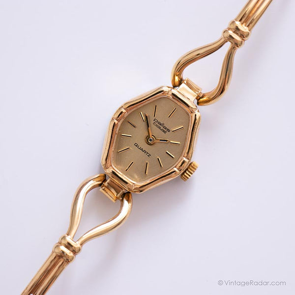 Vintage Pallas Exquisit montre Pour les dames | Quartz élégant en or d'or montre