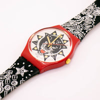 1993 Vintage Swatch RAP GR117 reloj | 90 Swatch Caballeros originales reloj