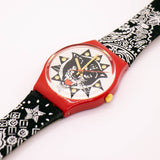1993 Vintage Swatch Rap Gr117 Uhr | 90er Jahre Swatch Gent Originale Uhr