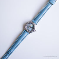 Azul vintage Tinker Bell Muñeco de pulsera para damas | Seiko Disney reloj