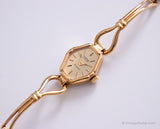 Vintage Pallas Exquisit Uhr für Damen | Eleganter Gold-Ton-Quarz Uhr