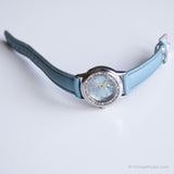 Azul vintage Tinker Bell Muñeco de pulsera para damas | Seiko Disney reloj