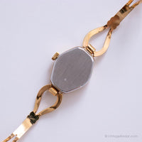 Exquisito de Pallas vintage reloj para damas | Cuarzo de tono de oro elegante reloj