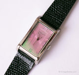 Rectangular vintage Reaction por Kenneth Cole Cuarzo reloj para mujeres