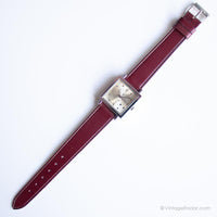 Rectangular vintage Disney reloj para damas | Tinker Bell Reloj de pulsera