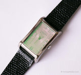 Vintage rechteckig Reaction durch Kenneth Cole Quarz Uhr für Frauen
