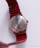 Vintage Adora Watch for Her | Red Bracelet Wristwatch