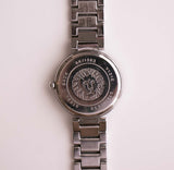 اللون الأسود والفضي Anne Klein ساعة الماس للنساء