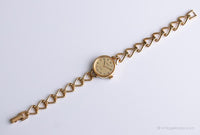 Vintage Adora Gold-Tone Uhr für sie | Herzförmiges Armband Uhr