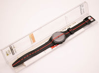 Swatch 360 Rouge Sur Blackout GZ119 Watch Limited Edition مع Box