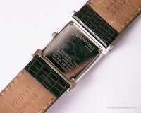 كلاسيكي Kenneth Cole ساعة مربعة للنساء مع حزام بني سميك