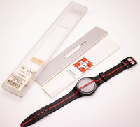 Swatch 360 Rouge Sur Blackout GZ119 reloj Edición limitada con caja