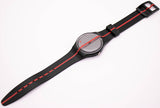Swatch 360 ROUGE SUR BLACKOUT GZ119 Watch Limited Edition with Box
