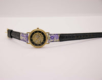 Vintage Blumen-Skelett Gold-Ton Uhr für arabische Ziffern von Frauen