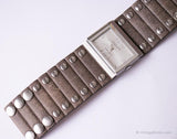 Vintage Reaction by Kenneth Cole Leather Cuff Watch for Women