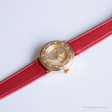 Jahrgang Tinker Bell Gold-Ton Uhr | Disney Uhr für Damen von Seiko