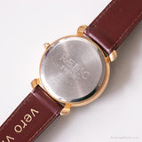 Vintage ▾ Relic Orologio di lusso per lei | Dial di vetro orologio da polso tono d'oro