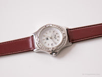 Vintage Relic Date Watch for Her | Elegant Silver-tone Dress Watch