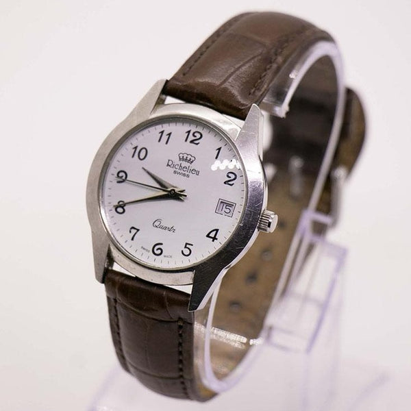 Richelieu Swiss Made Date Watch | Unisex Swiss Quartz Watches