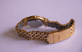 Tono de oro de lujo Guess reloj para mujeres con brazalete de tono de oro