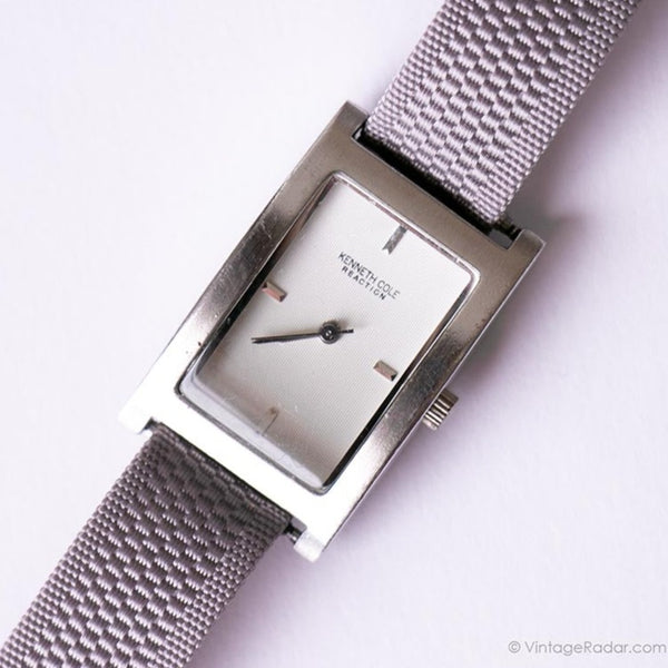 Rectangular vintage Kenneth Cole Reaction reloj | Damas minimalistas reloj