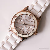 Vintage Rose-Gold Uhr von Relic | Weißes Zifferblatt Uhr für Frauen