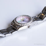 Acero inoxidable vintage Disney reloj para ella | Retro Tinker Bell reloj