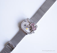 عتيقة الفضة النغمة Hello Kitty Watch | مشاهدة الفولاذ المقاوم للصدأ لها