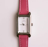 Ladies Small Anne Klein II Watch with a Pink Leather Strap
