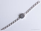 Vintage Silver-tone Adora Watch for Her | Swiss Quartz Wristwatch