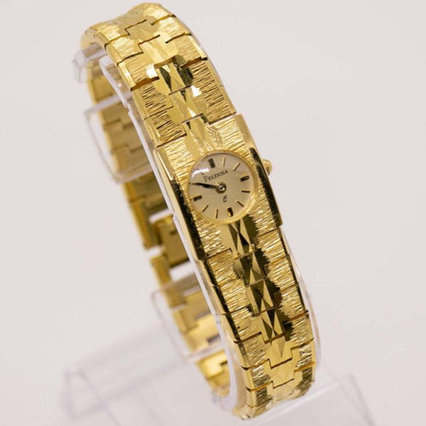 Boda de lujo preziosa vintage reloj para mujeres suizas hechas