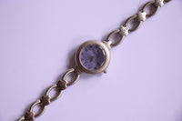 Purple Dial Guess Watch for Women | Silver-tone Guess Quartz Watch