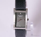 Tono plateado vintage Kenneth Cole Nueva York reloj con brazalete azul marino