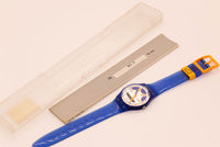 1997 Vintage swatch Coche inteligente GZ154 reloj con caja y papel original