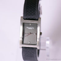 Vintage Silver-tone Kenneth Cole New York Watch with Navy Blue Bracelet