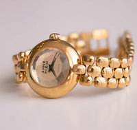 Vintage Gold-Ton Anne Klein Quarz Uhr | Damen Luxusdesigner Uhr
