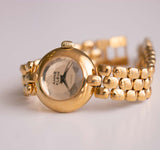 Tone d'or vintage Anne Klein Quartz montre | Mesdames Designer de luxe montre