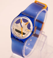 1997 Vintage swatch GZ154 Smart Car Uhr mit Originalbox & Papieren