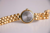 Tono de oro vintage Anne Klein Cuarzo reloj | Diseñador de lujo de damas reloj