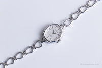 Vintage Mechanical Adora Watch | Silver-tone Watch for Her