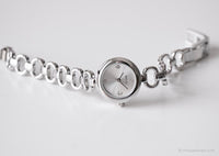Vintage Edelstahl Uhr von Relic | Marken -Rund -Zifferblatt -Armbanduhr
