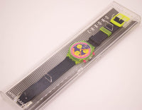 Rare 1991 Swatch Grand Prix SCJ101 montre avec une boîte et des papiers originaux