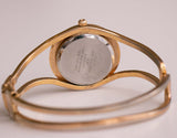 Gold-Ton Anne Klein II Armreif Uhr | Vintage Designer Uhr für Frauen
