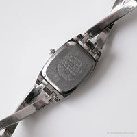 Vintage Folio -Kleid Uhr für Damen | Rechteckig Uhr mit Kristallen