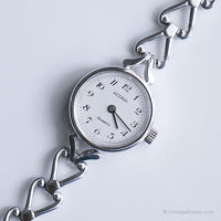 Adora de tonos plateados vintage reloj para damas | Mejores regalos de novia