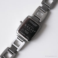 Vintage rectangular Relic reloj para damas | Dial de perla marca reloj